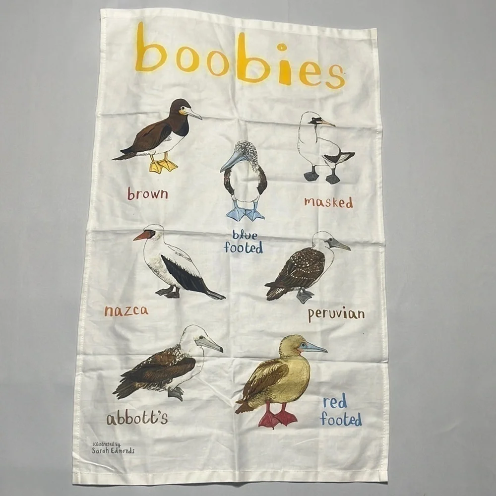 BOOBIES ASSORTMENT TEA TOWELS/ NAPKINS BUNDLE 17 PIECES.